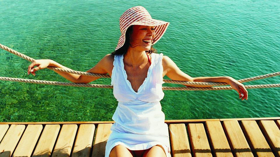 Sunis Hoteles Hotel SU Antalya Exterior foto A woman wearing a sun hat